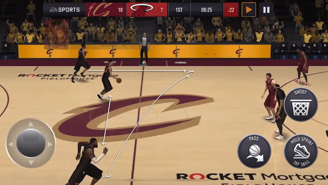 Скачать взломанную NBA Live Asia (НБА Лайв)  [МОД Unlocked] — последняя версия apk на Андроид screen 2