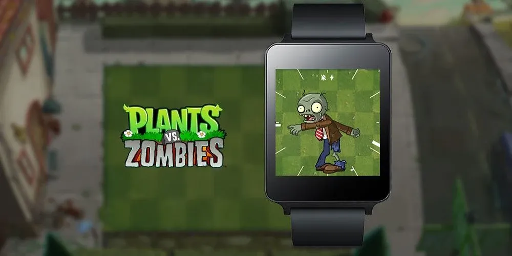 Скачать взломанную Plants vs. Zombies™ Watch Face  [МОД Mega Pack] — полная версия apk на Андроид screen 2