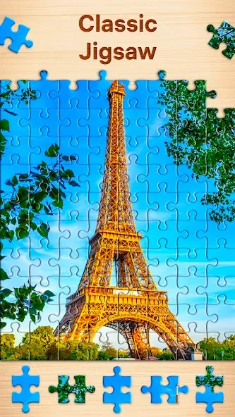 Скачать взломанную Jigsaw Puzzles — Puzzle Games  [МОД Все открыто] — последняя версия apk на Андроид screen 1