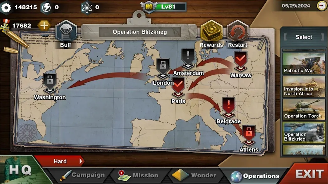 Взломанная World Conqueror 3-WW2 Strategy (Ворлд Конкерор 3)  [МОД Все открыто] — стабильная версия apk на Андроид screen 4