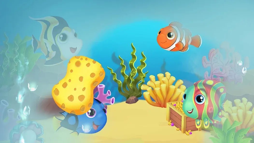 Скачать взлом Baby Aquarium — Fish game  [МОД Unlimited Money] — последняя версия apk на Андроид screen 2