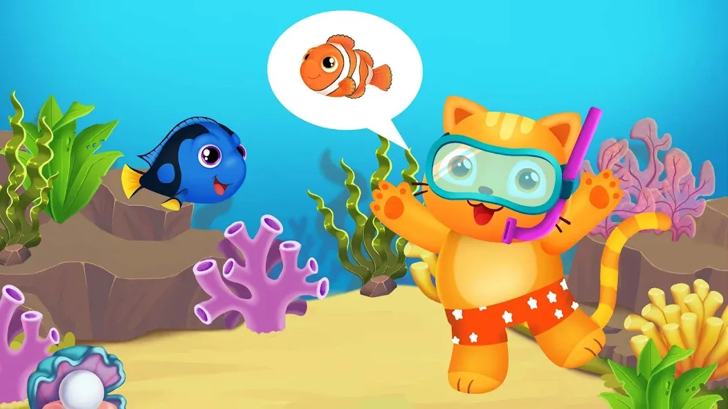 Скачать взлом Baby Aquarium — Fish game  [МОД Unlimited Money] — последняя версия apk на Андроид screen 3