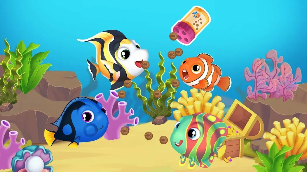 Скачать взлом Baby Aquarium — Fish game  [МОД Unlimited Money] — последняя версия apk на Андроид screen 5