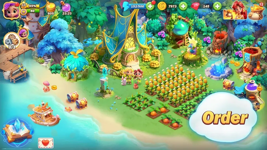 Взлом Pixie Island — Farming Game (Пикси Айленд)  [МОД Бесконечные деньги] — стабильная версия apk на Андроид screen 5