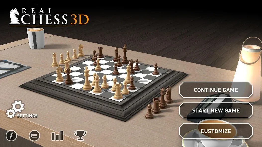 Скачать взлом Real Chess 3D (Реал Чесс 3Д)  [МОД Много монет] — стабильная версия apk на Андроид screen 3