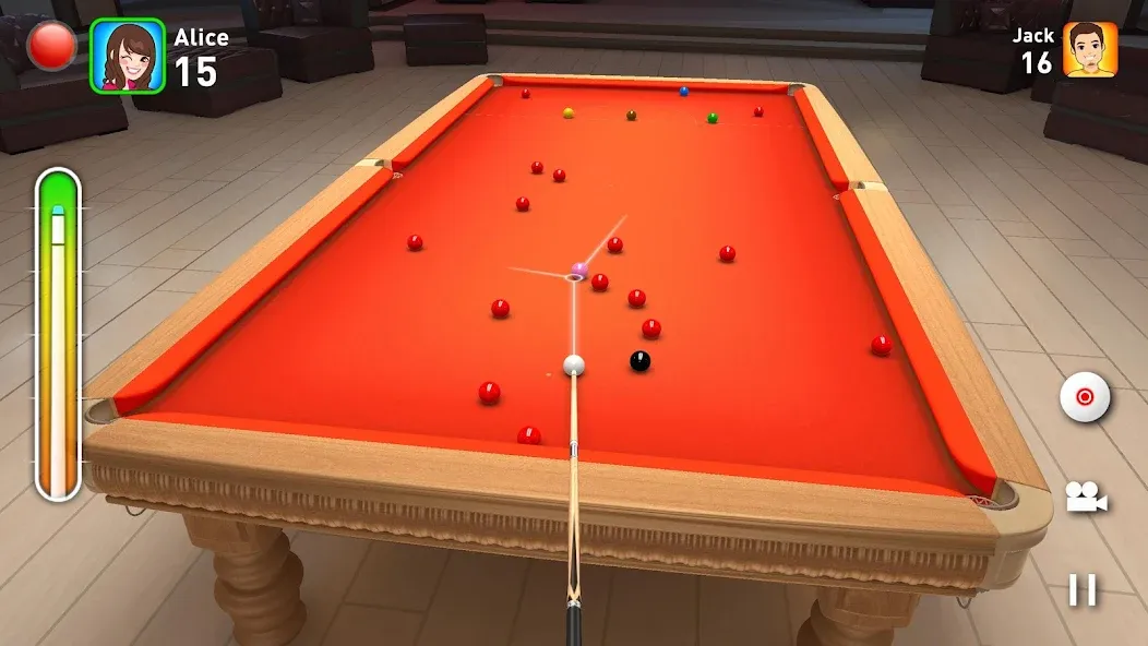 Взломанная Real Snooker 3D (Реал Снукер 3D)  [МОД Все открыто] — последняя версия apk на Андроид screen 4