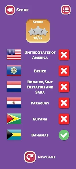 Скачать взломанную Country Flags World Quiz Game  [МОД Unlimited Money] — последняя версия apk на Андроид screen 3