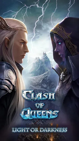 Скачать взломанную Clash of Queens: Light or Dark (Клаш оф Квинс)  [МОД Unlimited Money] — полная версия apk на Андроид screen 1