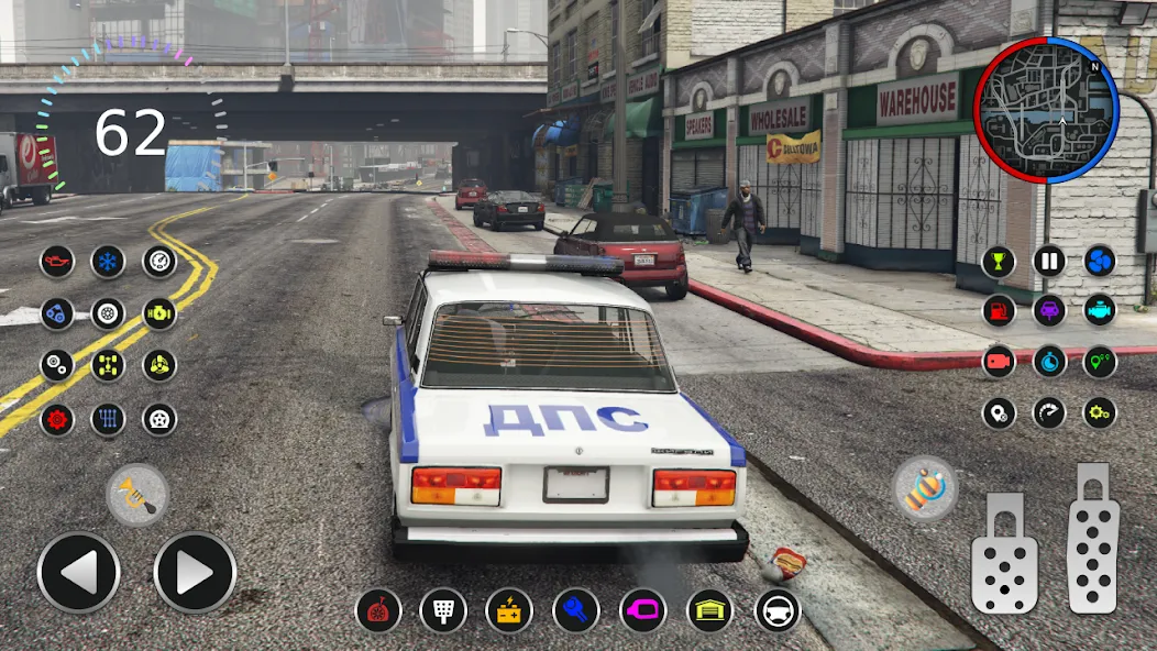 Скачать взлом Police Car Riders: VAZ 2107  [МОД Много денег] — полная версия apk на Андроид screen 3