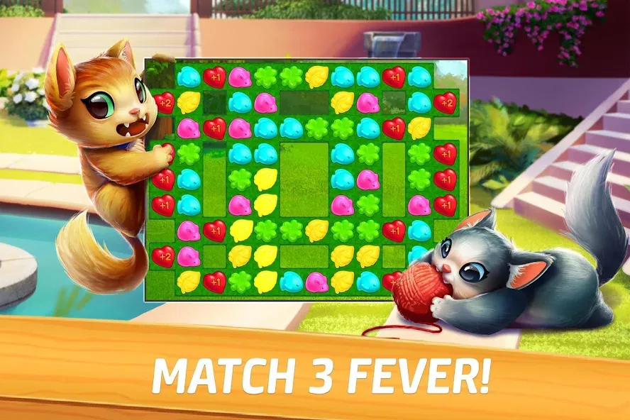 Взлом Meow Match (Мяу Матч)  [МОД Бесконечные монеты] — полная версия apk на Андроид screen 4