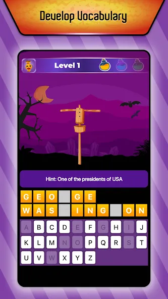 Скачать взлом Online Hangman Word Game (Онлайн игра в слова Висельник)  [МОД Mega Pack] — полная версия apk на Андроид screen 5