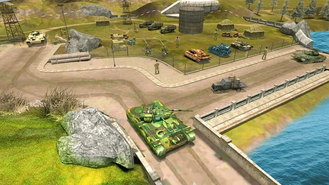 Взлом Tank Battle Army Games 2023  [МОД Много монет] — полная версия apk на Андроид screen 5