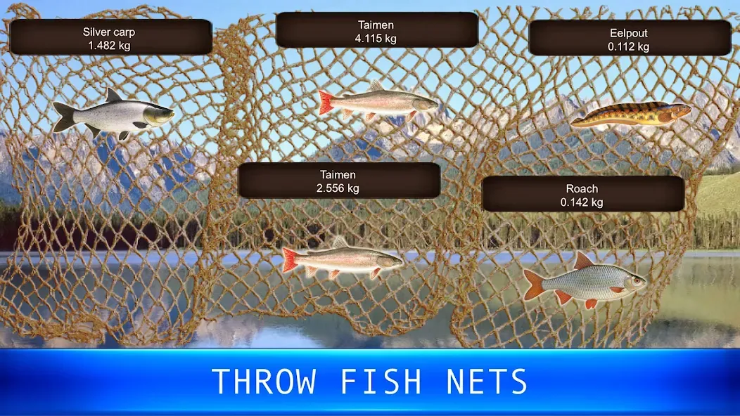 Скачать взломанную Fish rain: sport fishing  [МОД Menu] — полная версия apk на Андроид screen 5