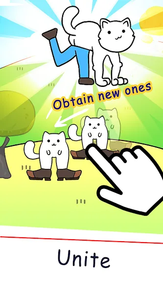 Скачать взломанную Cat Game Purland offline games (Пурр)  [МОД Много монет] — полная версия apk на Андроид screen 1