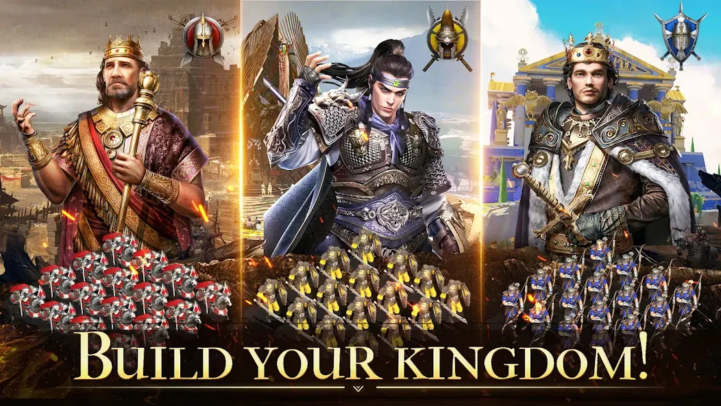 Скачать взлом Rising: War for Dominion  [МОД Все открыто] — стабильная версия apk на Андроид screen 1