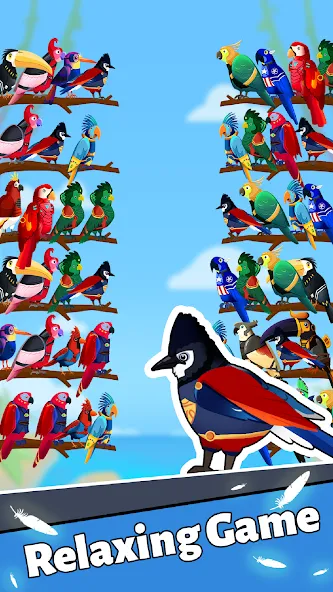 Взломанная Bird Puzzle — Color Game  [МОД Unlimited Money] — стабильная версия apk на Андроид screen 5