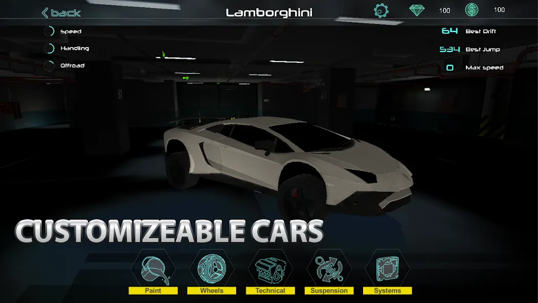 Скачать взломанную Car Simulator 3  [МОД Все открыто] — полная версия apk на Андроид screen 3