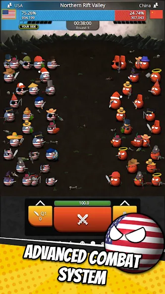 Взлом e-Sim Countryball Be President  [МОД Меню] — полная версия apk на Андроид screen 2