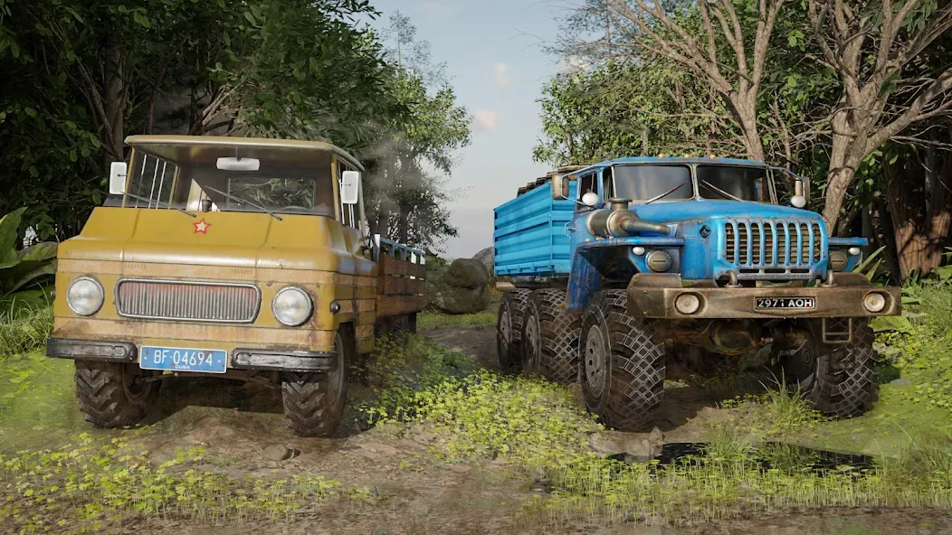 Взломанная Offroad Mud Truck Driving Sim  [МОД Unlocked] — стабильная версия apk на Андроид screen 3