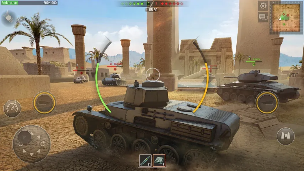 Скачать взломанную Battle Tanks: Tank Games WW2 (Бэтл Тэнкс)  [МОД Unlimited Money] — полная версия apk на Андроид screen 3