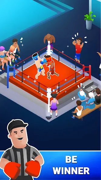 Скачать взломанную Boxing Gym Tycoon 3D: MMA Club (Боксерская Гимназия Тайкун 3D)  [МОД Menu] — последняя версия apk на Андроид screen 2