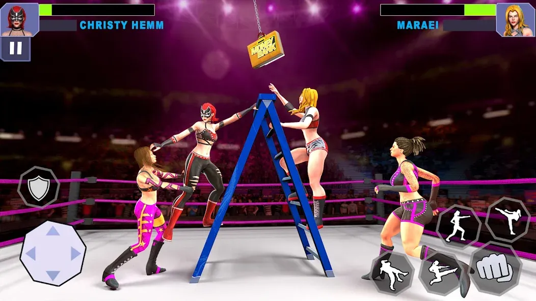 Взломанная Bad Girls Wrestling Game  [МОД Много монет] — полная версия apk на Андроид screen 3