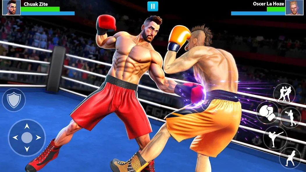 Скачать взломанную Punch Boxing Game: Ninja Fight  [МОД Menu] — полная версия apk на Андроид screen 1