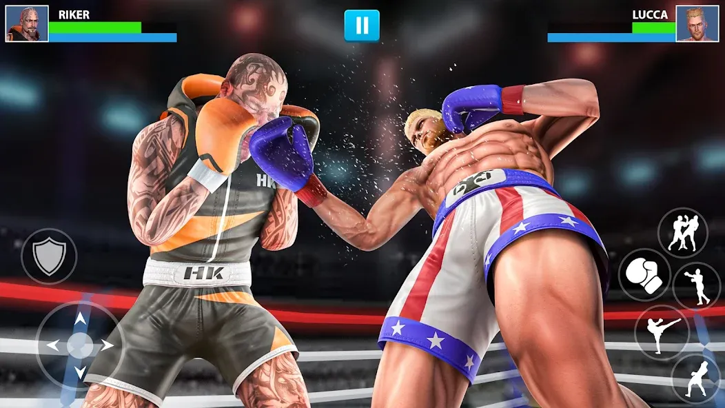 Скачать взломанную Punch Boxing Game: Ninja Fight  [МОД Menu] — полная версия apk на Андроид screen 2