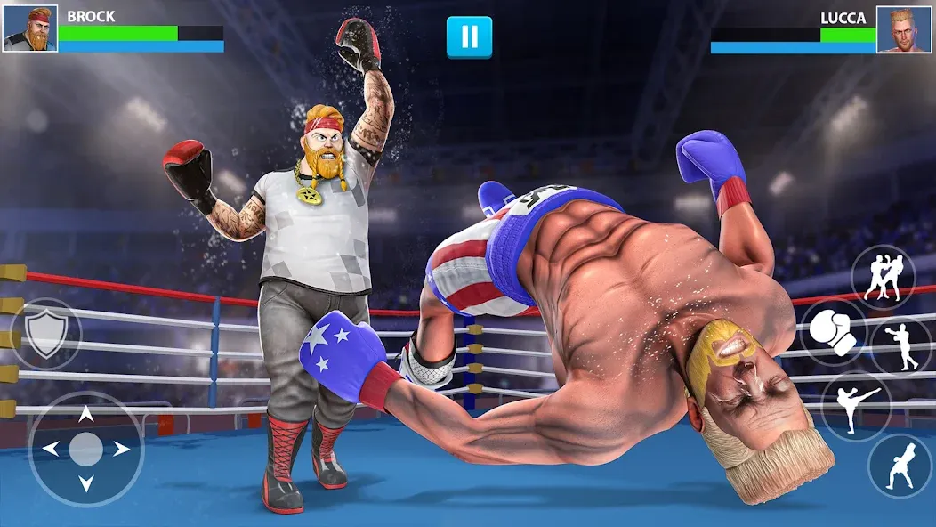 Скачать взломанную Punch Boxing Game: Ninja Fight  [МОД Menu] — полная версия apk на Андроид screen 3