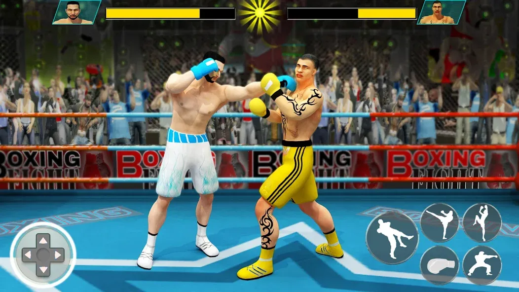 Скачать взломанную Punch Boxing Game: Ninja Fight  [МОД Menu] — полная версия apk на Андроид screen 4