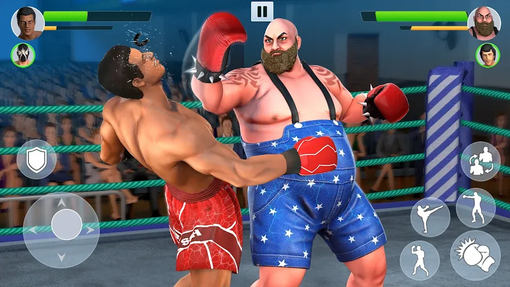 Взлом Boxing Heros: Fighting Games (Тэг Боксинг Игры)  [МОД Много денег] — последняя версия apk на Андроид screen 2