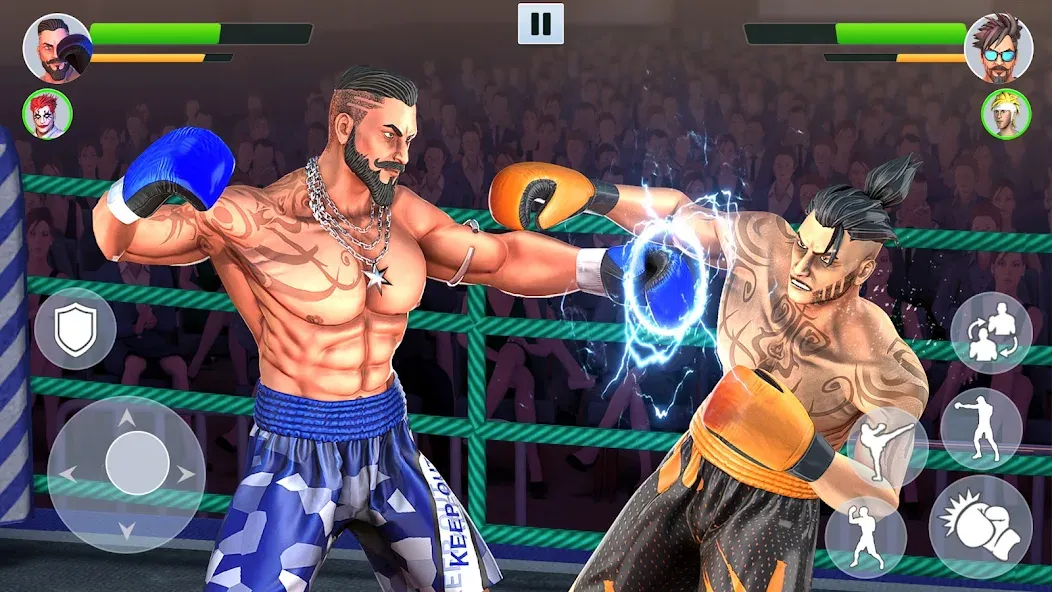 Взлом Boxing Heros: Fighting Games (Тэг Боксинг Игры)  [МОД Много денег] — последняя версия apk на Андроид screen 3