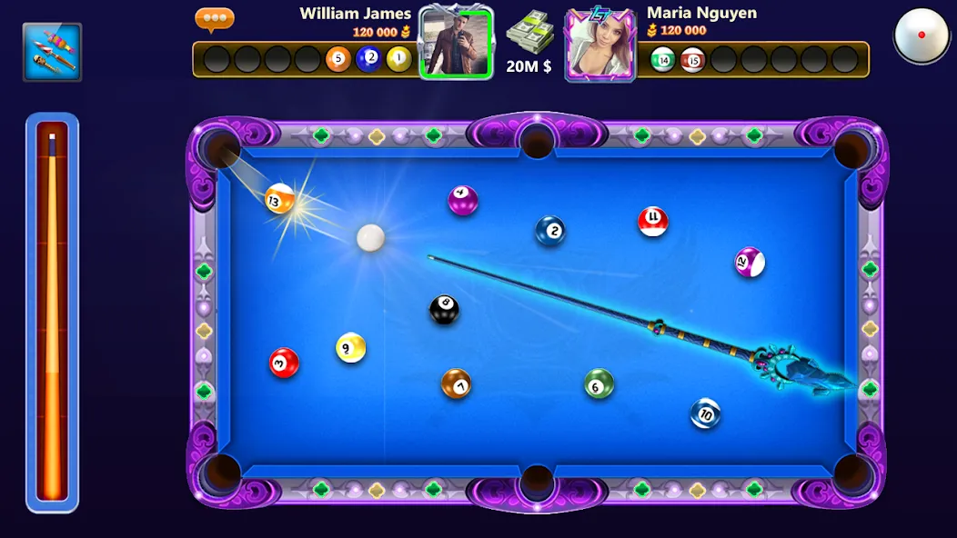 Взлом 8 Ball Offline — Billiard Pool (Шар Оффлайн)  [МОД Много денег] — полная версия apk на Андроид screen 2