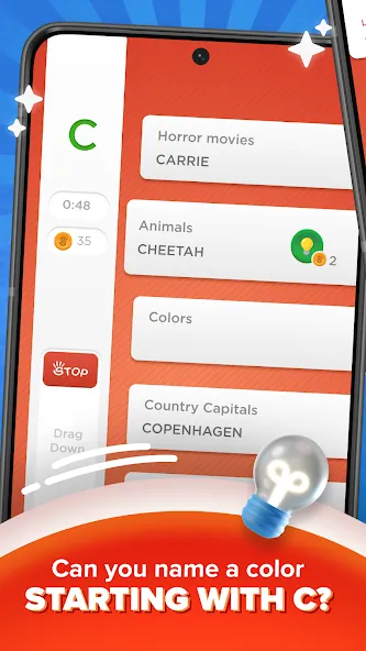 Скачать взлом Stop — Categories Word Game  [МОД Много денег] — полная версия apk на Андроид screen 3