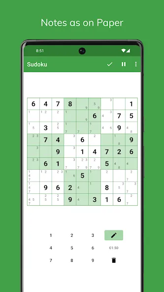 Взломанная Sudoku  [МОД Бесконечные монеты] — полная версия apk на Андроид screen 3