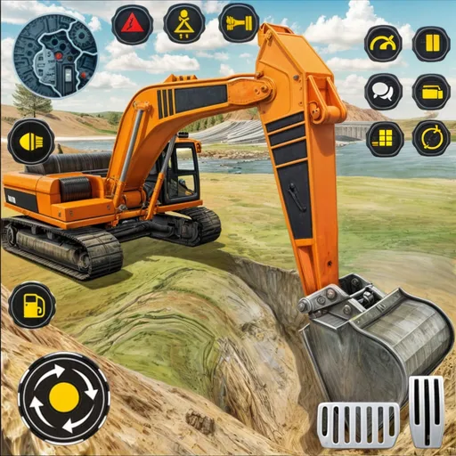 Взломанная Heavy Excavator Simulator PRO (Хеви Экскавейтор Симулятор ПРО)  [МОД Много монет] — стабильная версия apk на Андроид screen 5