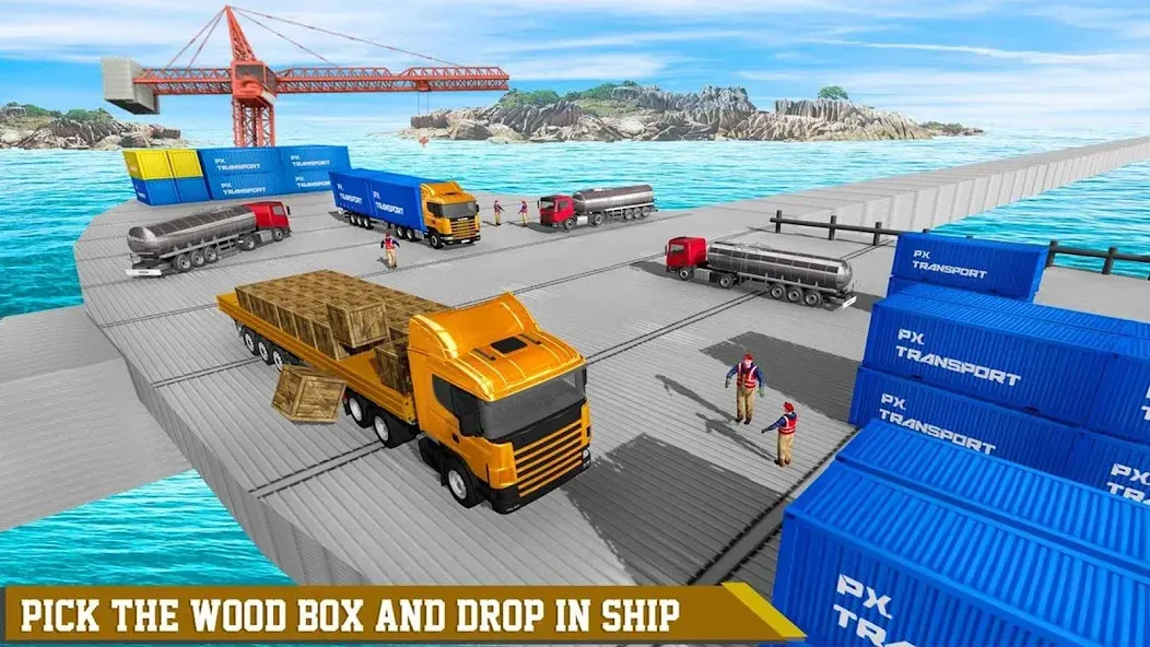 Взломанная Cargo Transport Truck Driving (Грузовик перевозки грузов)  [МОД Unlocked] — стабильная версия apk на Андроид screen 5