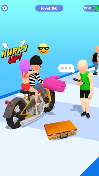 Скачать взлом Thief Run Race 3D: Fun Race  [МОД Mega Pack] — стабильная версия apk на Андроид screen 5