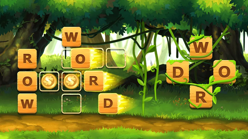 Взломанная Word Crossword Puzzle  [МОД Menu] — полная версия apk на Андроид screen 1