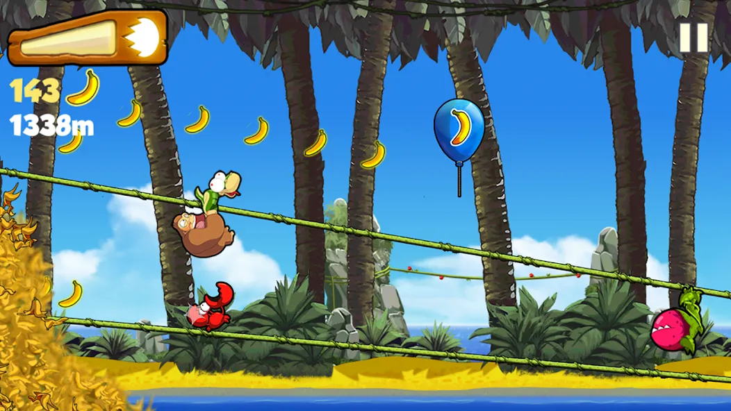 Взломанная Banana Kong (Банана Конг)  [МОД Mega Pack] — последняя версия apk на Андроид screen 3