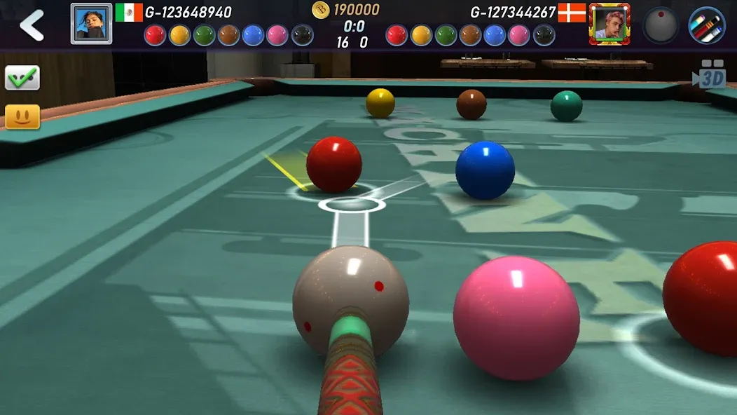 Взломанная Real Pool 3D 2 (Риал Пул 3Д 2)  [МОД Mega Pack] — полная версия apk на Андроид screen 2