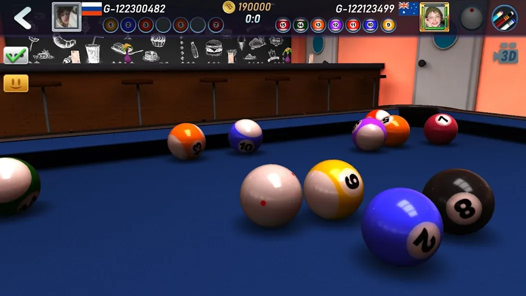 Взломанная Real Pool 3D 2 (Риал Пул 3Д 2)  [МОД Mega Pack] — полная версия apk на Андроид screen 5