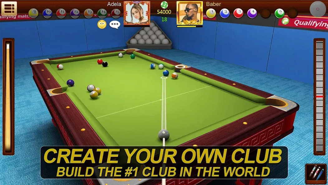 Взломанная Real Pool 3D Online 8Ball Game (Реал Пул 3Д Онлайн 8Бол Гейм)  [МОД Бесконечные деньги] — полная версия apk на Андроид screen 2