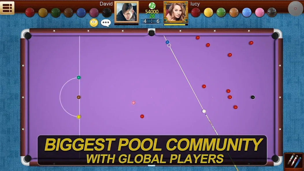 Взломанная Real Pool 3D Online 8Ball Game (Реал Пул 3Д Онлайн 8Бол Гейм)  [МОД Бесконечные деньги] — полная версия apk на Андроид screen 3