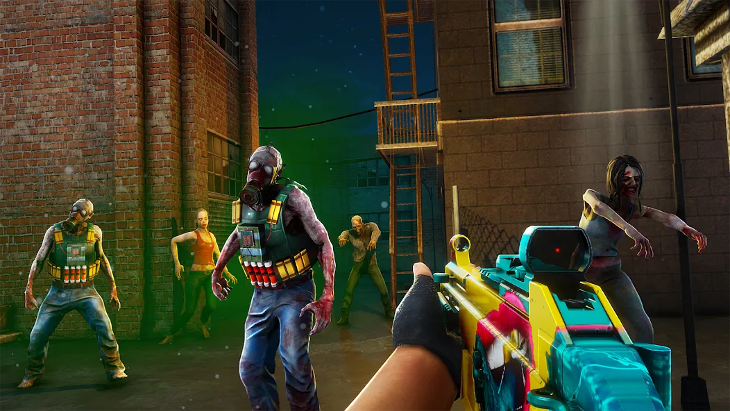 Взлом Zombination — FPS Zombie Games (Зомбинация)  [МОД Unlocked] — последняя версия apk на Андроид screen 2