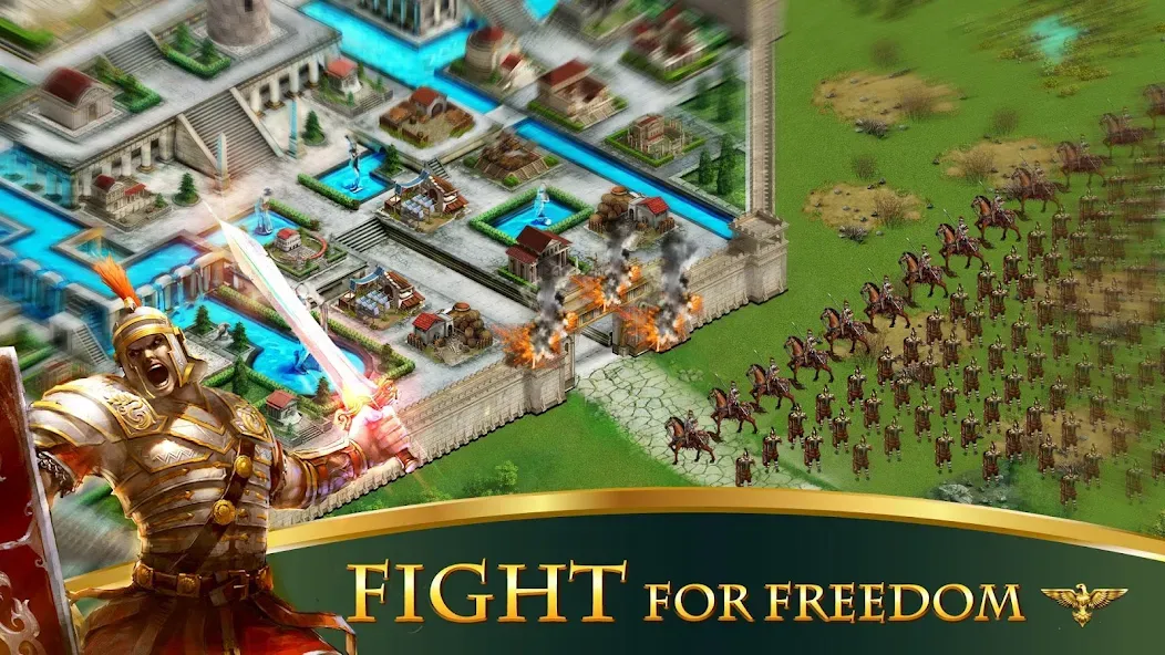 Скачать взломанную Empire:Rome Rising  [МОД Бесконечные монеты] — последняя версия apk на Андроид screen 2