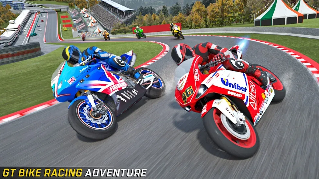 Скачать взлом GT Bike Racing: Moto Bike Game  [МОД Много денег] — полная версия apk на Андроид screen 1