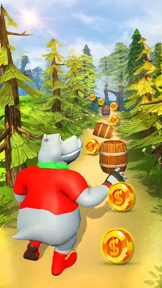 Взломанная Jungle Run Temple Escape Games  [МОД Много монет] — стабильная версия apk на Андроид screen 4