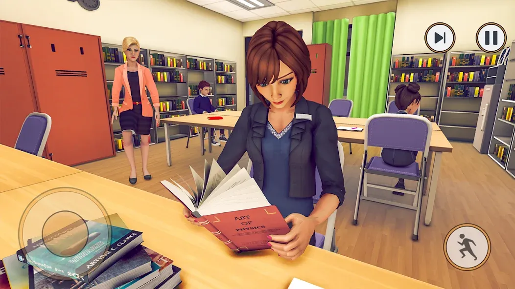 Скачать взлом High School Teacher Simulator  [МОД Много денег] — последняя версия apk на Андроид screen 4