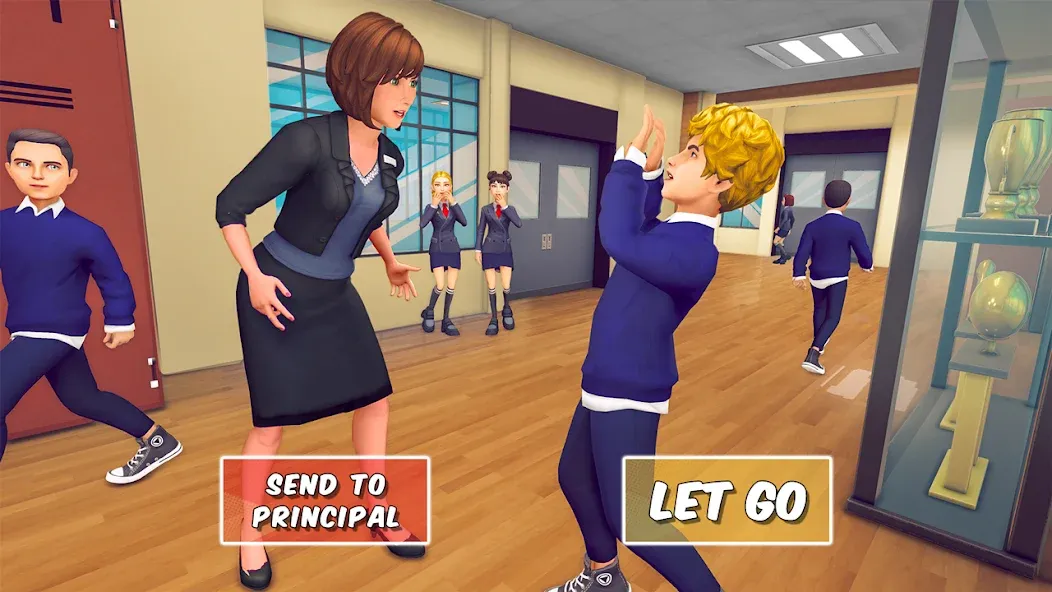 Скачать взлом High School Teacher Simulator  [МОД Много денег] — последняя версия apk на Андроид screen 5